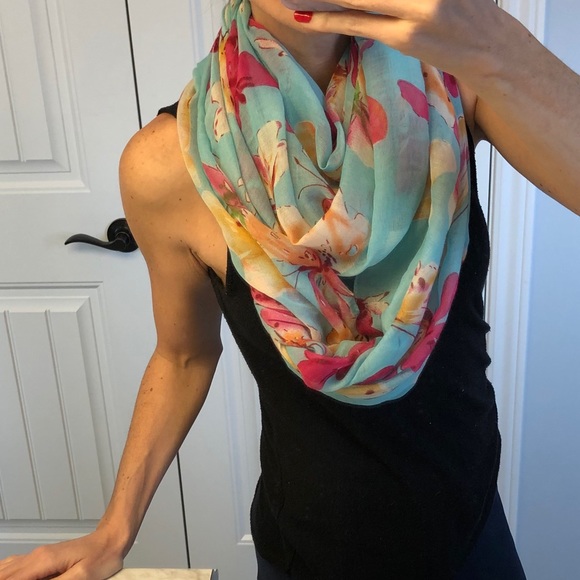 2/$30 Floral scarf - Picture 2 of 3